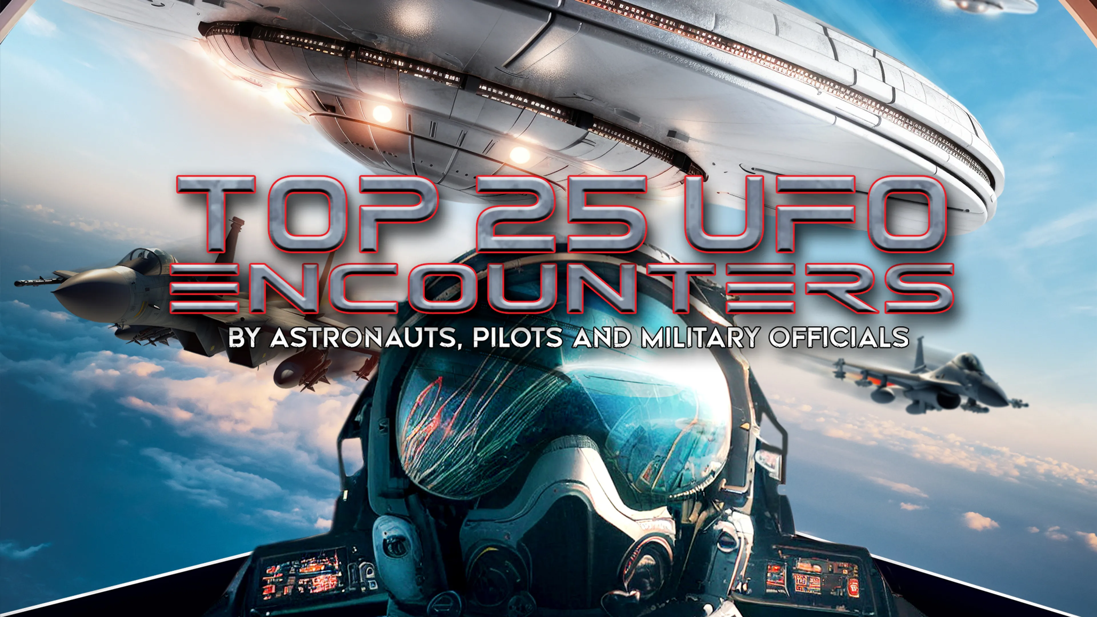 Top 25 UFO Encounters by Astronauts, Pilots and Military Officials poster